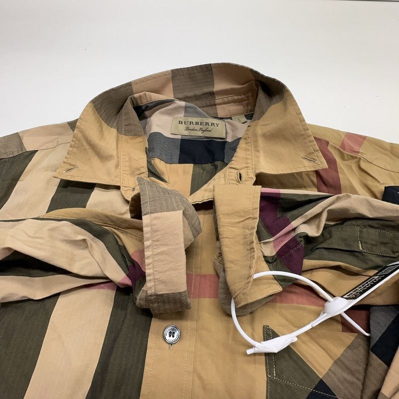 Burberry Burberry Classic Vintage Check Long Sleeve Shirt 0079 Size US L / EU 52-54 / 3 - 2 Thumbnail