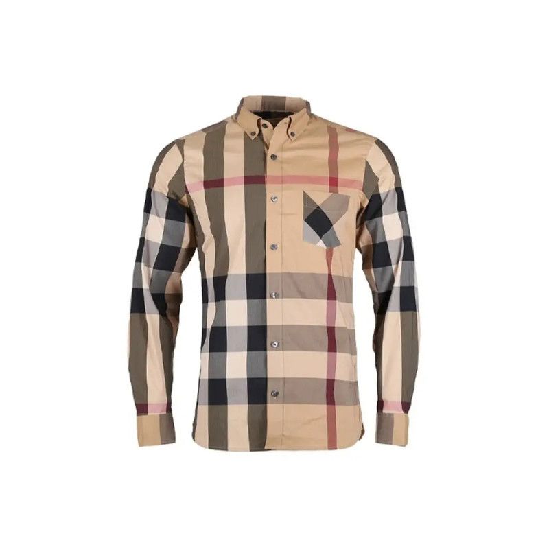 Burberry Burberry Classic Vintage Check Long Sleeve Shirt 0079 Size US L / EU 52-54 / 3 - 3 Thumbnail