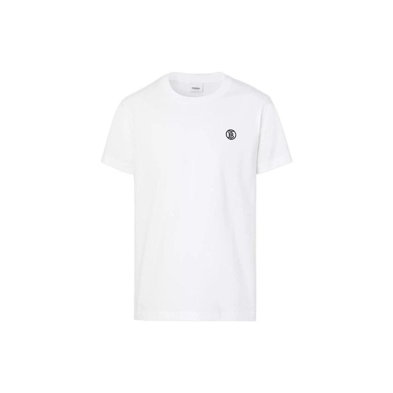Burberry Burberry Men's SS22 White Cotton T-Shirt 0079 Size US L / EU 52-54 / 3 - 5 Thumbnail