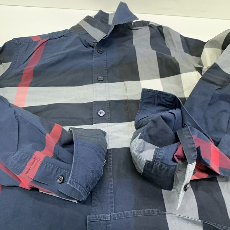 Burberry Burberry Color Block Plaid Shirt for Men 0079 Size US L / EU 52-54 / 3 - 6 Thumbnail