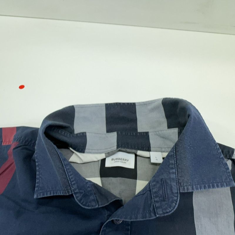 Burberry Burberry Color Block Plaid Shirt for Men 0079 Size US L / EU 52-54 / 3 - 8 Thumbnail