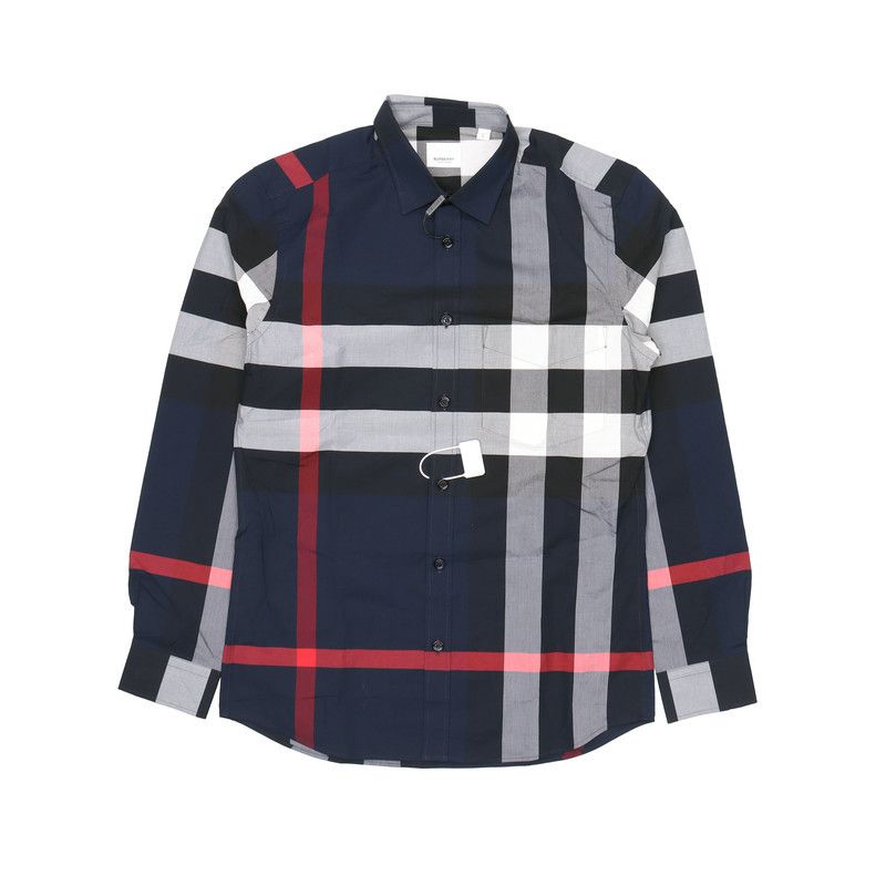 Burberry Burberry Color Block Plaid Shirt for Men 0079 Size US L / EU 52-54 / 3 - 9 Thumbnail