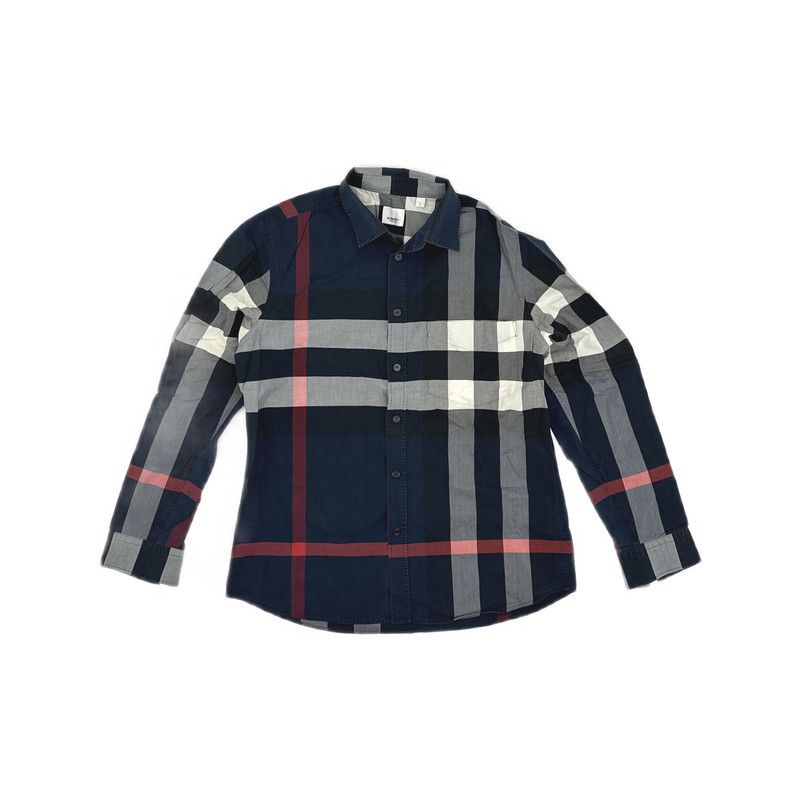 Burberry Burberry Color Block Plaid Shirt for Men 0079 Size US L / EU 52-54 / 3 - 4 Thumbnail