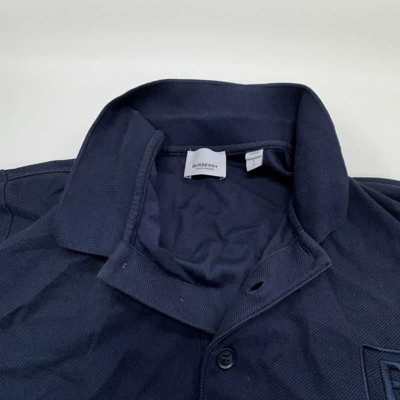 Burberry Burberry SS23 Navy Blue Logo Embroidered Polo 0079 Size US L / EU 52-54 / 3 - 10 Thumbnail