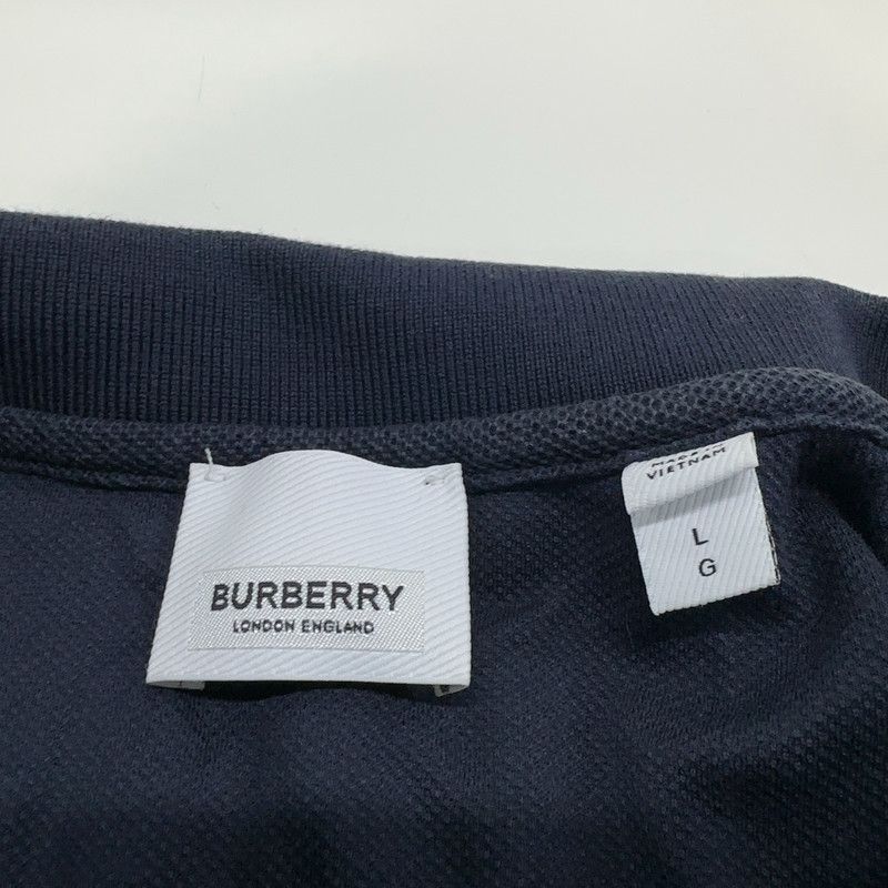 Burberry Burberry SS23 Navy Blue Logo Embroidered Polo 0079 Size US L / EU 52-54 / 3 - 8 Thumbnail