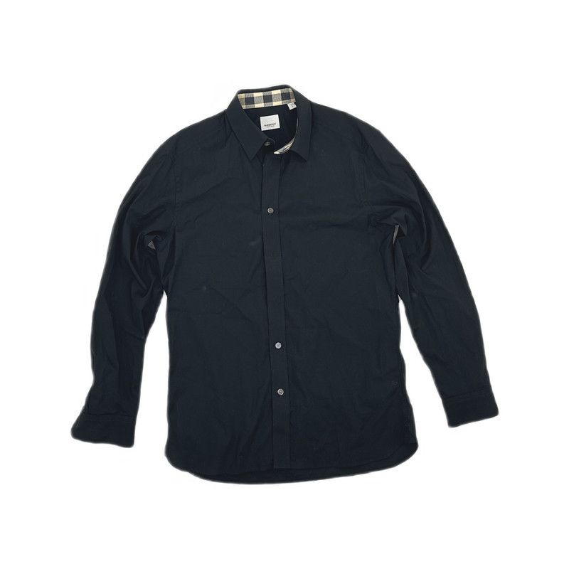 Burberry Burberry Classic Black Long Sleeve Shirt 0079 Size US S / EU 44-46 / 1 - 2 Thumbnail