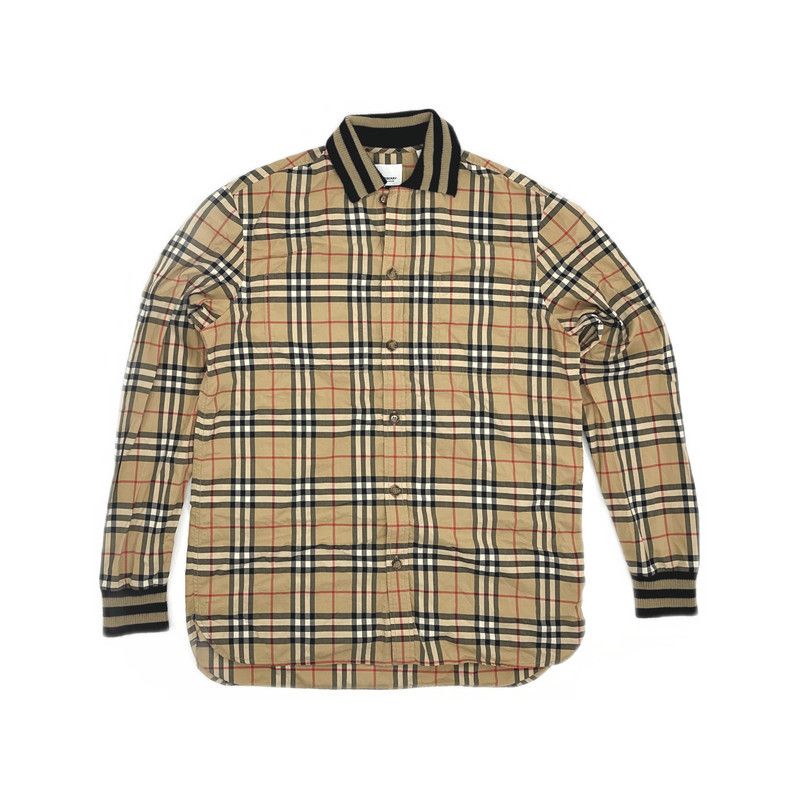 Burberry Burberry SS22 Plaid Print Long Sleeve Shirt 0079 Size US XS / EU 42 / 0 - 3 Thumbnail