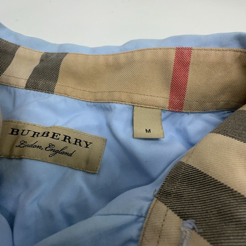 Burberry Burberry Blue Logo Print Long Sleeve Shirt 0079 Size US M / EU 48-50 / 2 - 4 Thumbnail