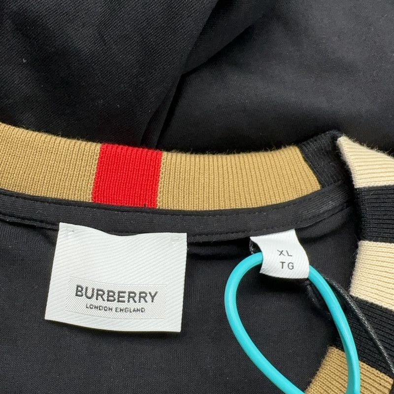 Burberry Burberry Black Short Sleeve Logo T-Shirt 0079 Size US XL / EU 56 / 4 - 4 Thumbnail