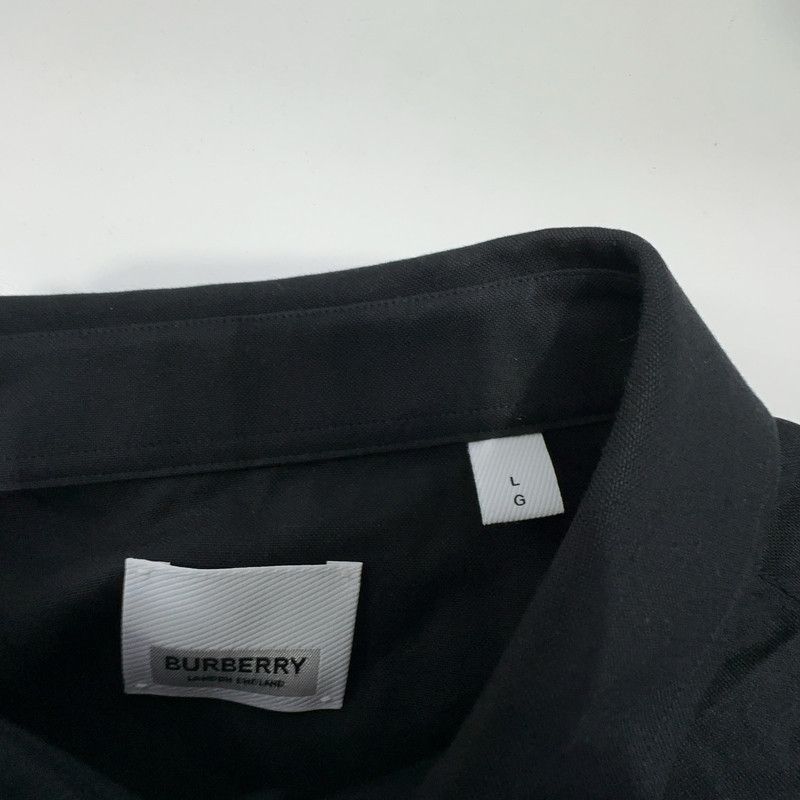 Burberry Burberry Black Logo Button-Up Shirt for Men 0079 Size US L / EU 52-54 / 3 - 5 Thumbnail