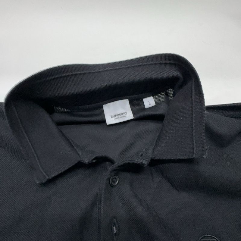 Burberry Burberry Black Short Sleeve Polo Shirt for Men 0079 Size US L / EU 52-54 / 3 - 2 Thumbnail