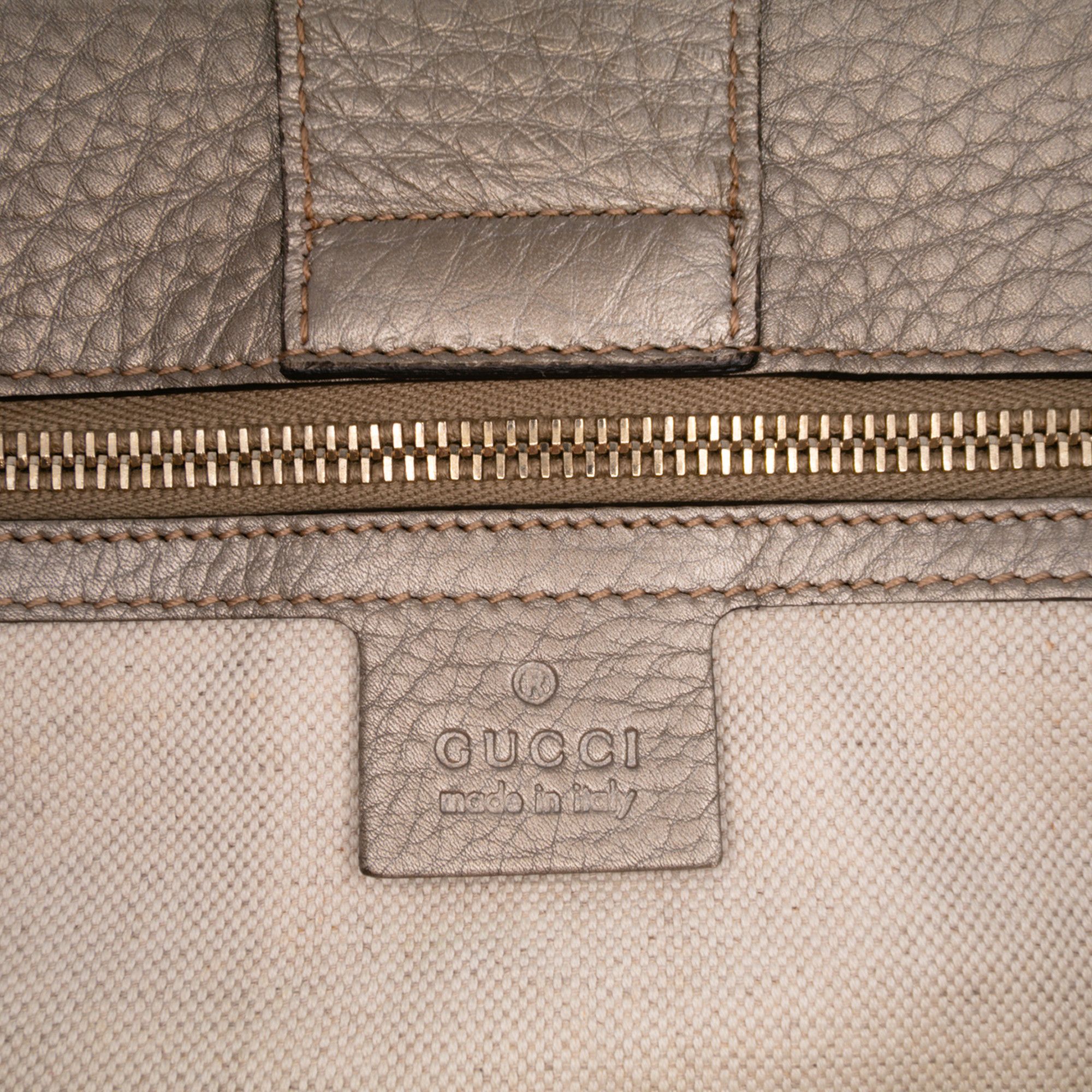 Gucci Gucci Medium Calfskin Bamboo Shopper Satchel Size ONE SIZE - 6 Thumbnail