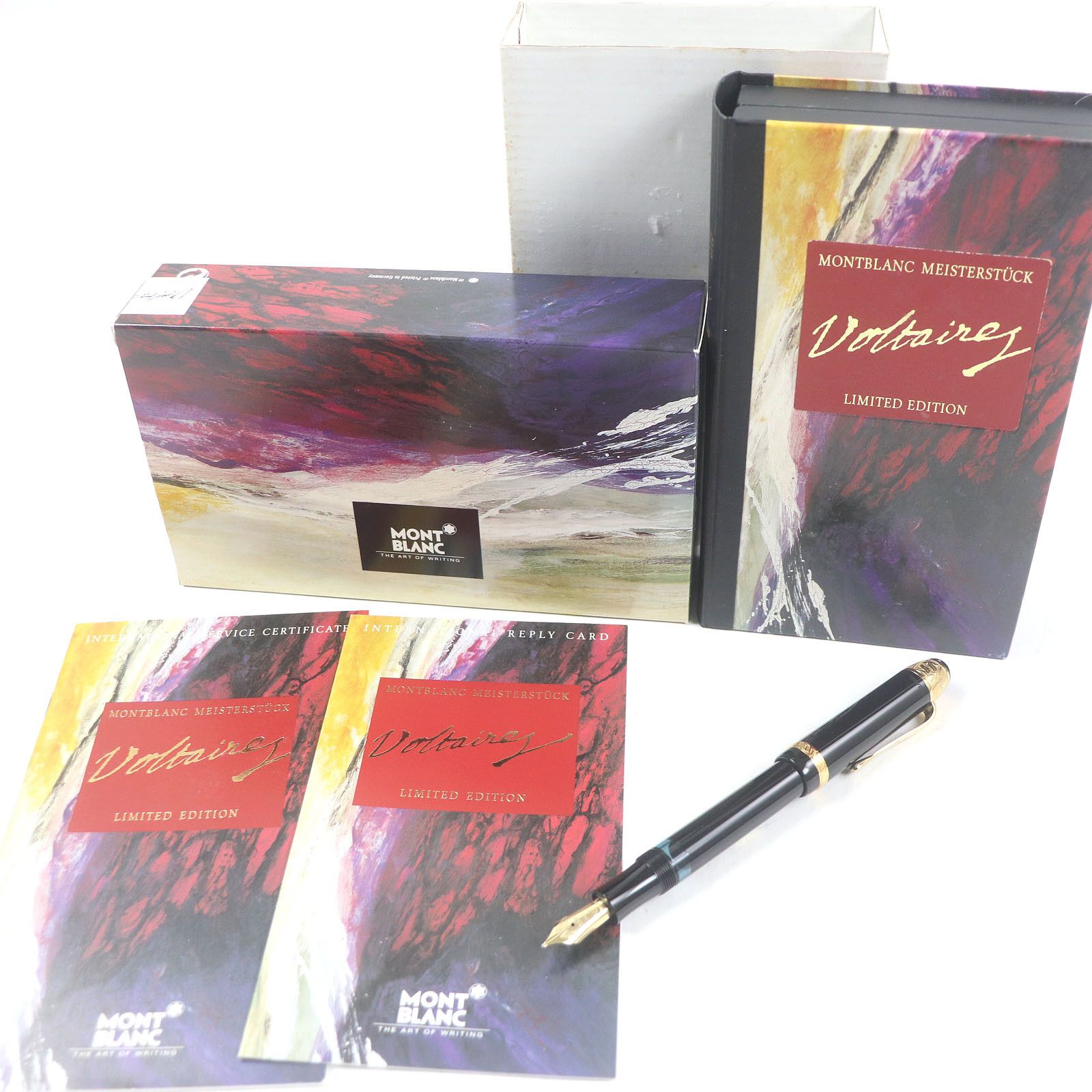 Montblanc Montblanc Montblanc Meisterstück Writers Series Au750 Fountain Pen Limited Metal Pen 13164/20000 DUTY FREE for USA Size ONE SIZE - 2 Thumbnail
