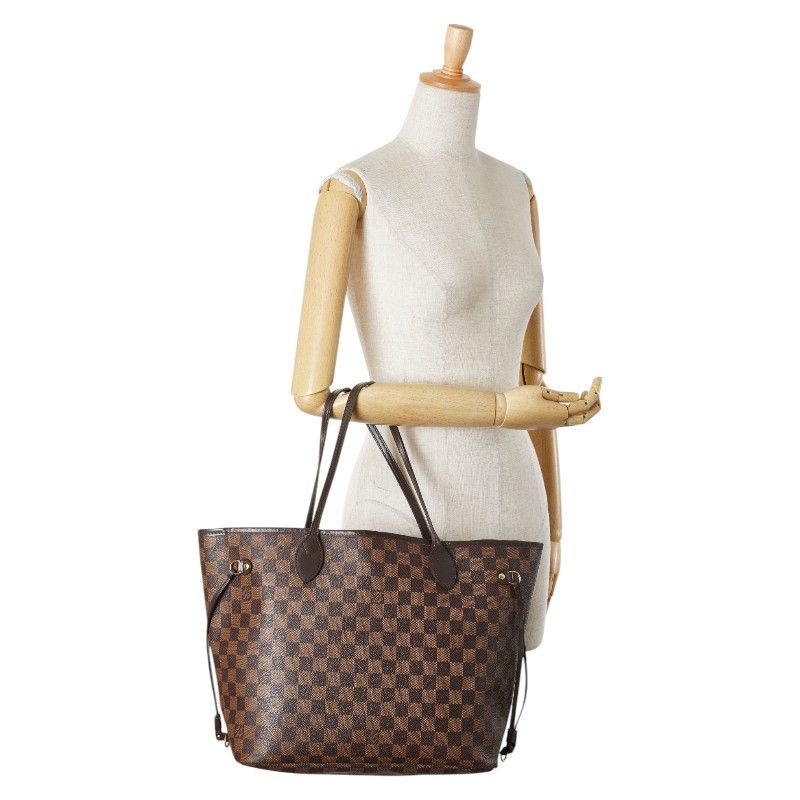 Louis Vuitton Louis Vuitton Louis Vuitton Neverfull MM Damier Tote Bag Canvas Tote Bag N51105 DUTY FREE for USA Size ONE SIZE - 15 Thumbnail