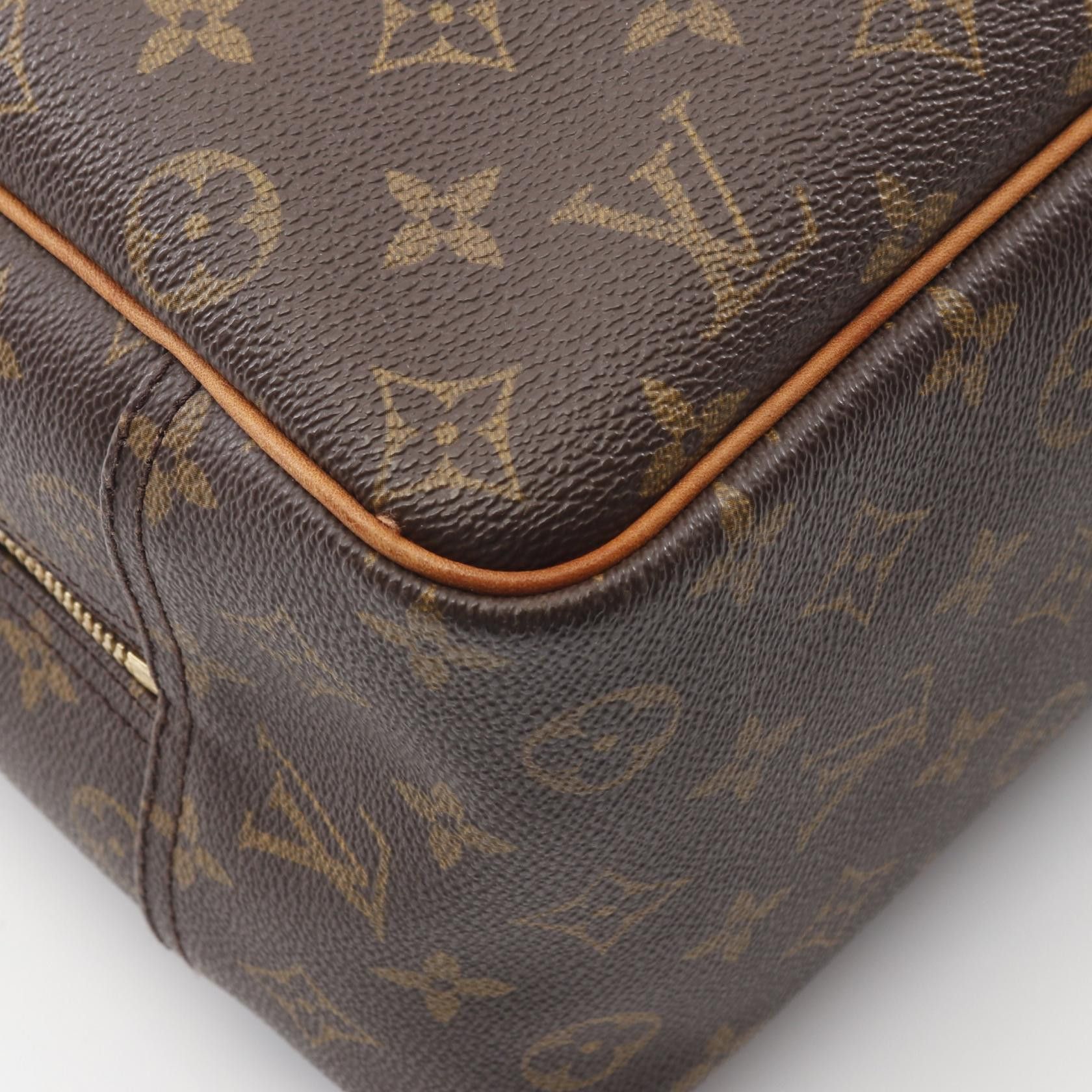 Louis Vuitton Louis Vuitton Louis Vuitton Deauville Monogram Handbag Canvas Vanity Bag M47270 Size ONE SIZE - 6 Thumbnail