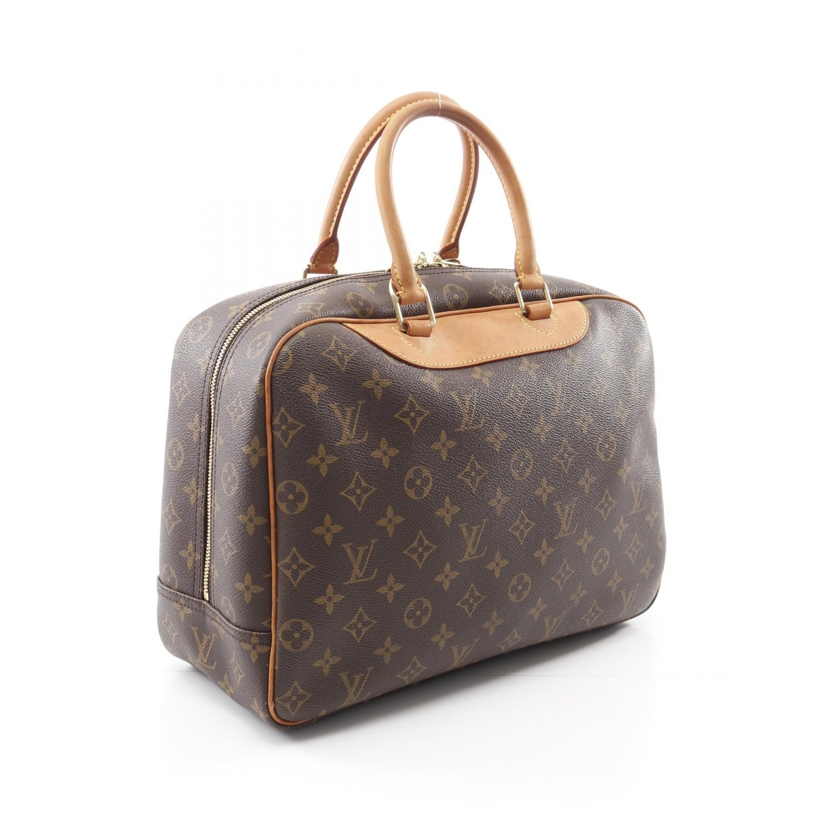 Louis Vuitton Louis Vuitton Louis Vuitton Deauville Monogram Handbag Canvas Vanity Bag M47270 Size ONE SIZE - 2 Thumbnail