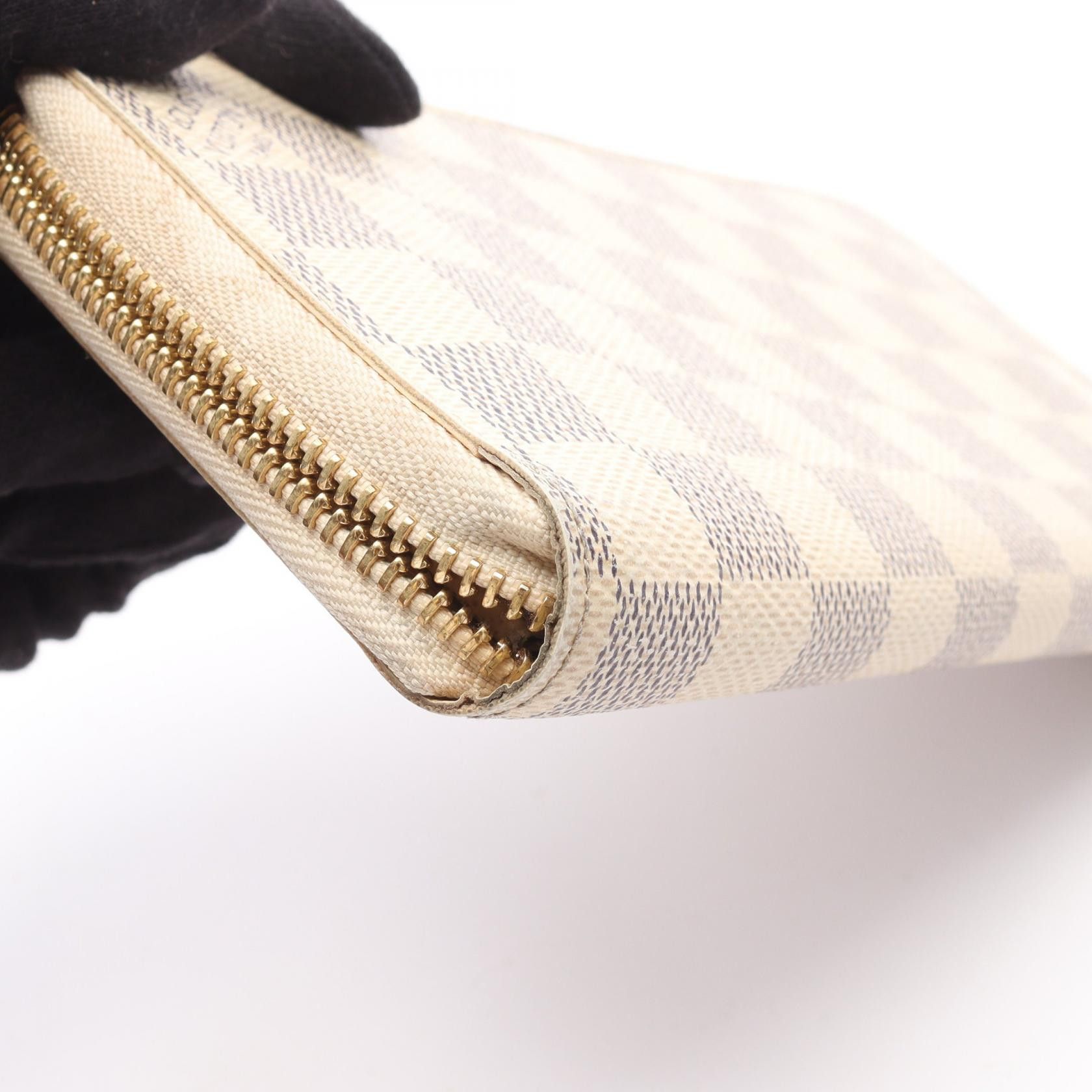 Louis Vuitton Louis Vuitton Louis Vuitton Zippy Wallet Damier Azur Long Wallet Canvas Long Wallet N60019 Size ONE SIZE - 7 Thumbnail
