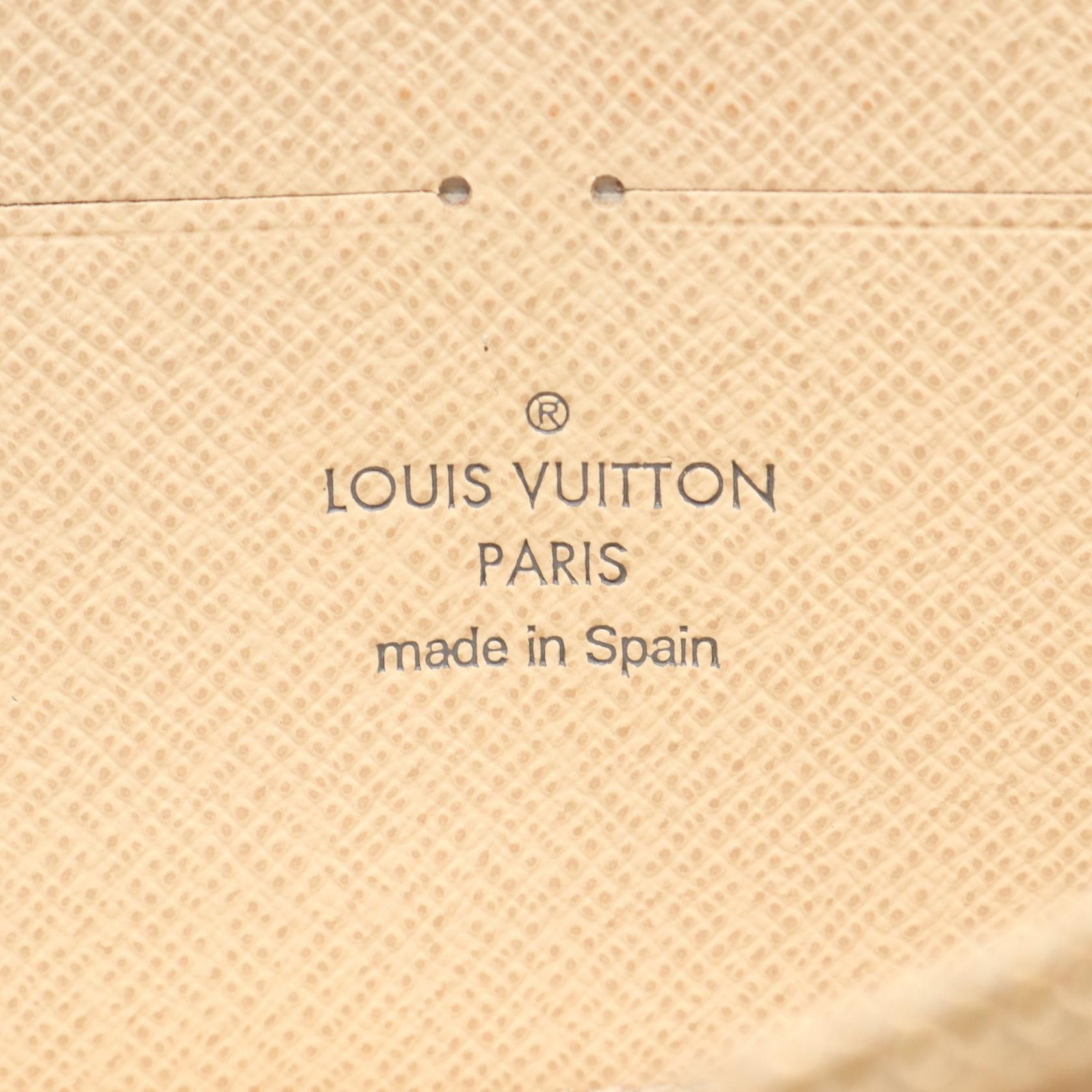Louis Vuitton Louis Vuitton Louis Vuitton Zippy Wallet Damier Azur Long Wallet Canvas Long Wallet N60019 Size ONE SIZE - 4 Thumbnail