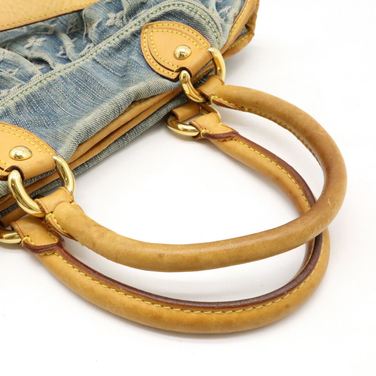 Louis Vuitton Louis Vuitton Louis Vuitton Neo Cabby Monogram Denim 2way Bag Denim Tote Bag M95349 Size ONE SIZE - 4 Thumbnail