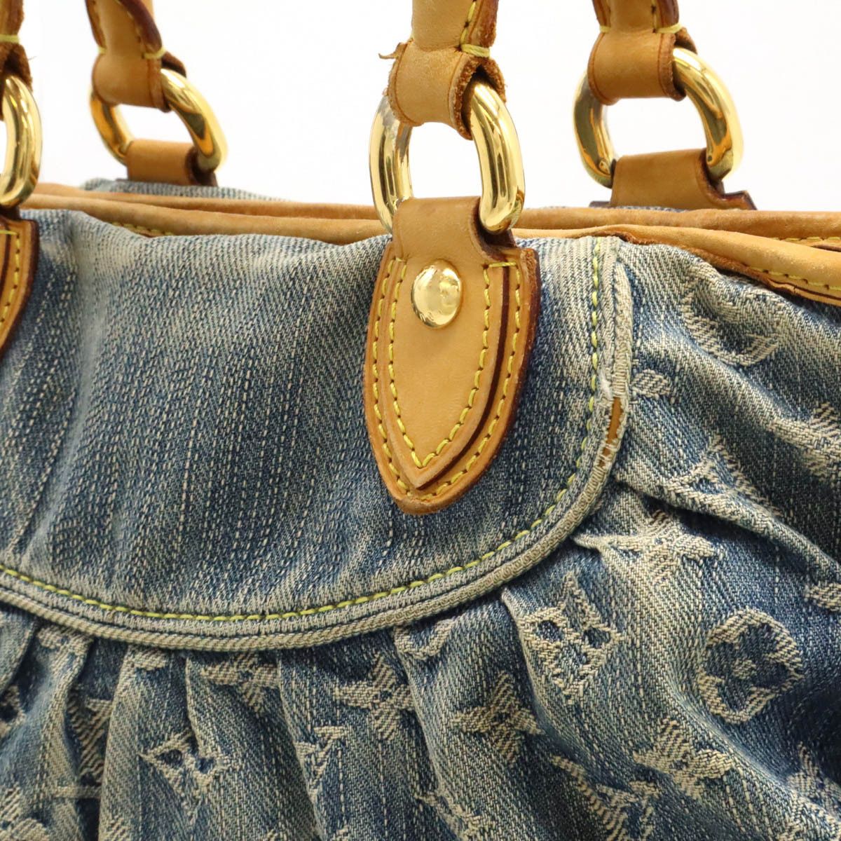 Louis Vuitton Louis Vuitton Louis Vuitton Neo Cabby Monogram Denim 2way Bag Denim Tote Bag M95349 Size ONE SIZE - 8 Thumbnail