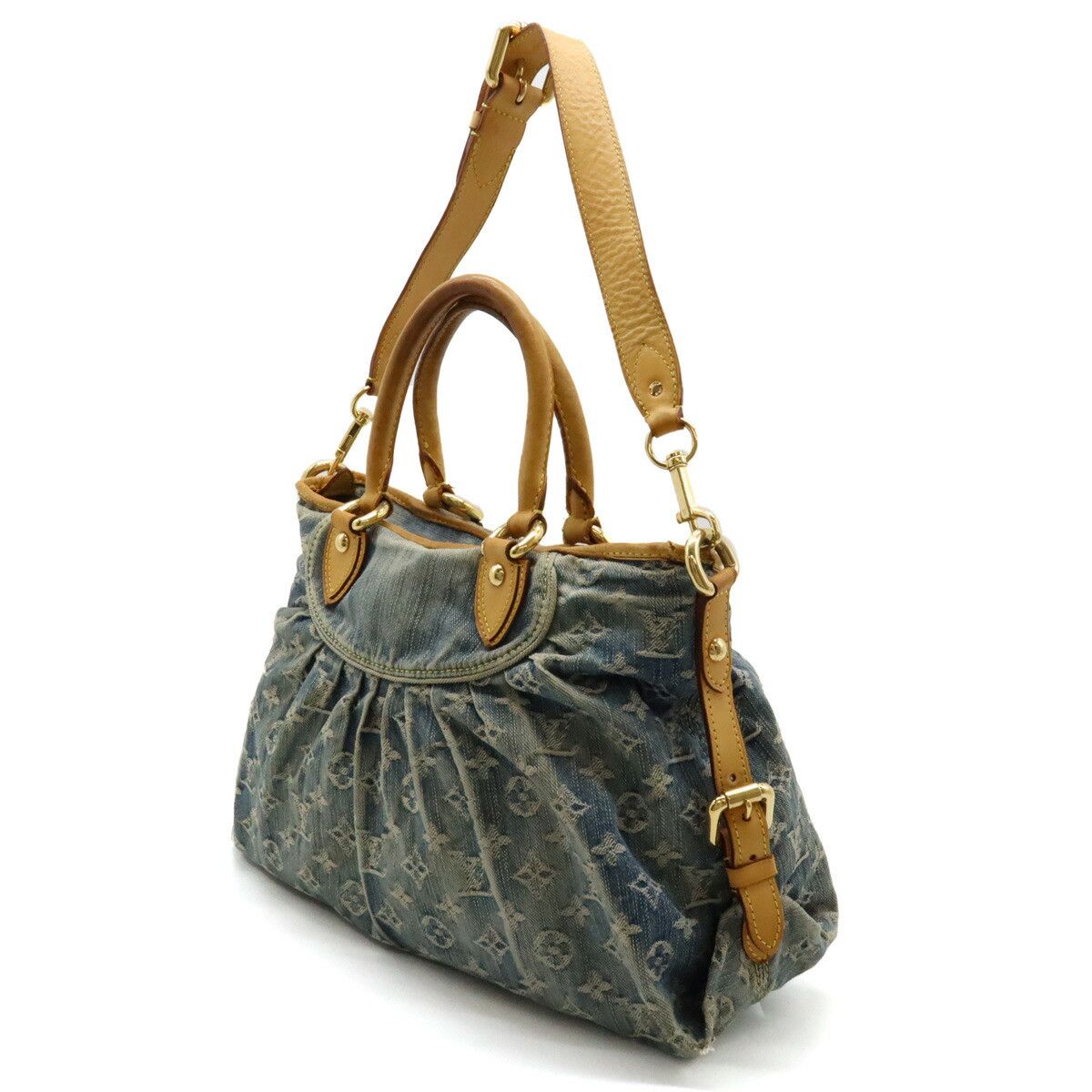 Louis Vuitton Louis Vuitton Louis Vuitton Neo Cabby Monogram Denim 2way Bag Denim Tote Bag M95349 Size ONE SIZE - 2 Thumbnail