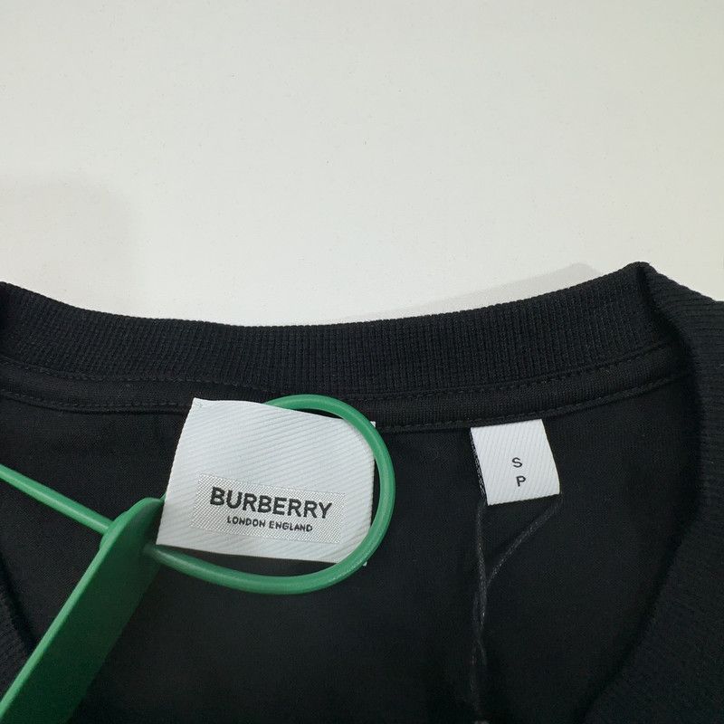 Burberry Burberry Black Cotton Short Sleeve T-Shirt 0079 Size US S / EU 44-46 / 1 - 3 Thumbnail