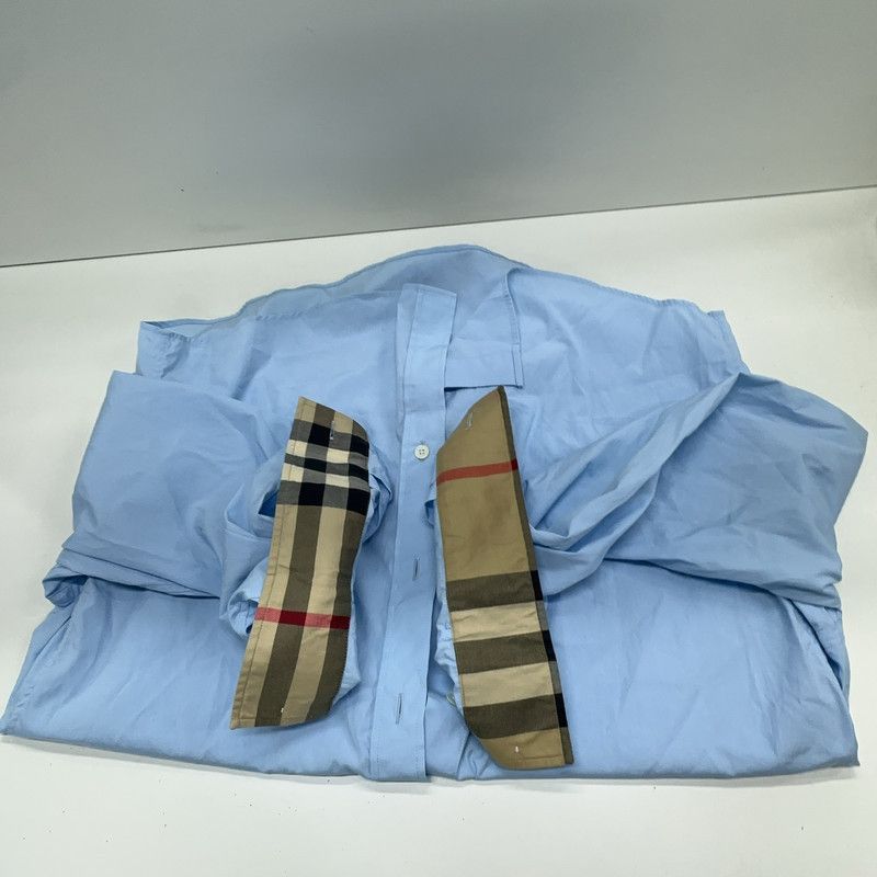 Burberry Burberry Logo Print Casual Long Sleeve Shirt 0079 Size US M / EU 48-50 / 2 - 5 Thumbnail