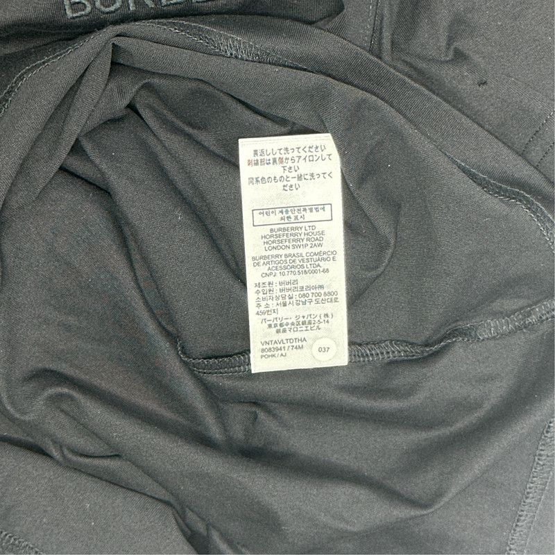 Burberry Burberry Black Casual Short Sleeve T-Shirt 0079 Size US XS / EU 42 / 0 - 2 Thumbnail