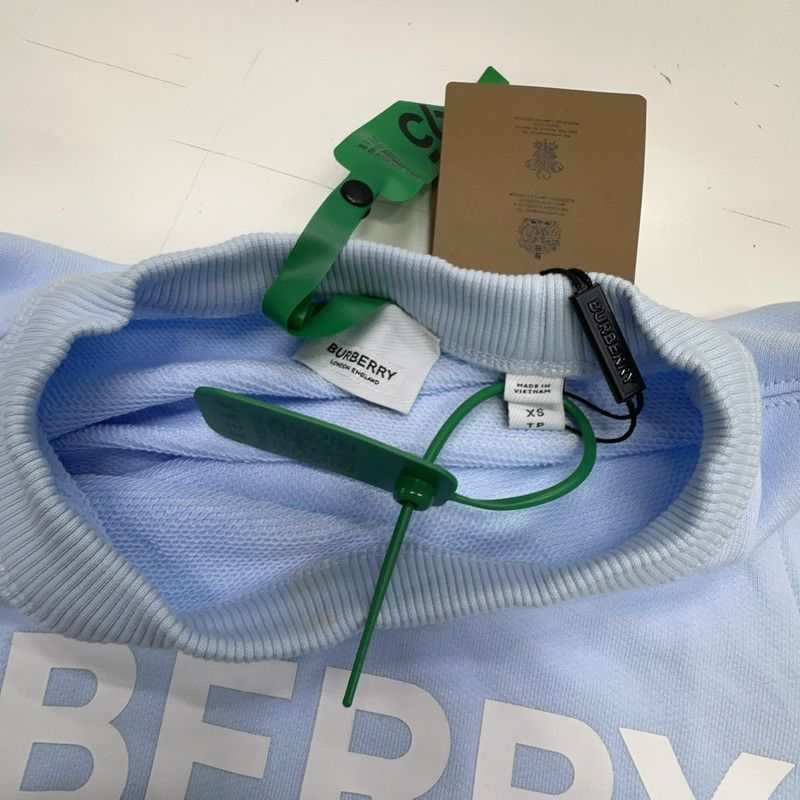 Burberry Burberry Logo Print Long Sleeve Sweatshirt 0079 Size US XS / EU 42 / 0 - 7 Thumbnail