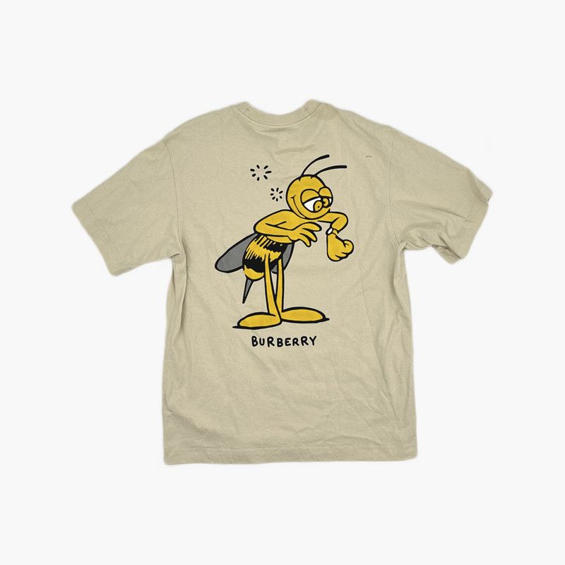 Burberry Burberry Logo Embroidered Short Sleeve T-Shirt 0079 Size US M / EU 48-50 / 2 - 2 Thumbnail