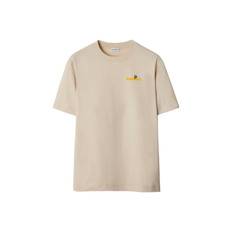 Burberry Burberry Logo Embroidered Short Sleeve T-Shirt 0079 Size US M / EU 48-50 / 2 - 5 Thumbnail