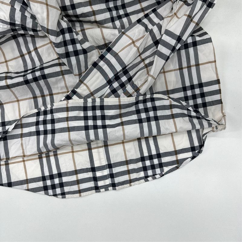Burberry Burberry Plaid Button-Up Long Sleeve Shirt 0079 Size US M / EU 48-50 / 2 - 8 Thumbnail