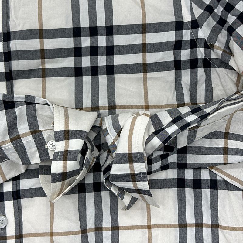 Burberry Burberry Plaid Button-Up Long Sleeve Shirt 0079 Size US M / EU 48-50 / 2 - 6 Thumbnail