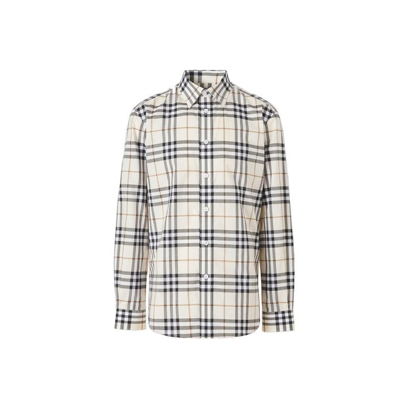 Burberry Burberry Plaid Button-Up Long Sleeve Shirt 0079 Size US M / EU 48-50 / 2 - 2 Thumbnail