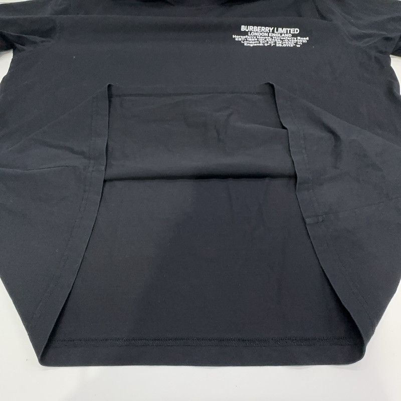 Burberry Burberry Black Cotton Loose Fit T-Shirt 0079 Size US M / EU 48-50 / 2 - 3 Thumbnail