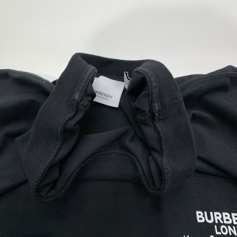 Burberry Burberry Black Cotton Loose Fit T-Shirt 0079 Size US M / EU 48-50 / 2 - 4 Thumbnail