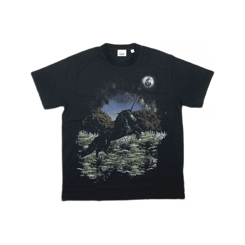 Burberry Burberry SS21 Graphic Print Short Sleeve T-Shirt 0079 Size US XS / EU 42 / 0 - 8 Thumbnail