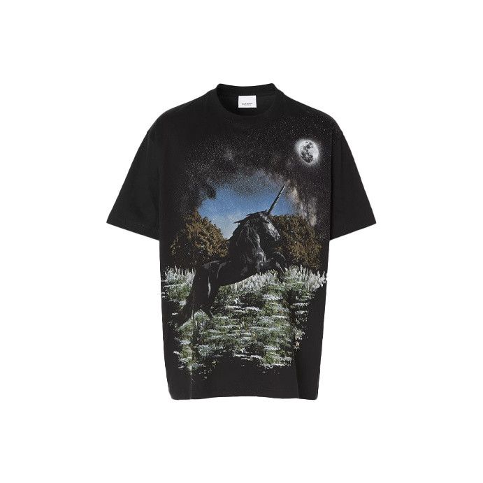 Burberry Burberry SS21 Graphic Print Short Sleeve T-Shirt 0079 Size US XS / EU 42 / 0 - 3 Thumbnail