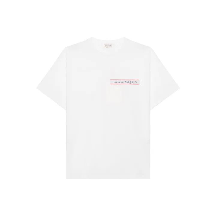Alexander McQueen Alexander McQueen SS23 Logo T-Shirt for Men 0079 Size US XXL / EU 58 / 5 - 2 Thumbnail