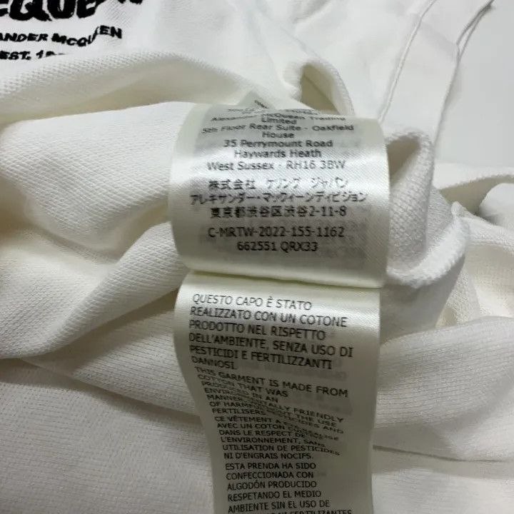 Alexander McQueen Alexander McQueen FW21 Letter Print Short Sleeve Polo 0079 Size US XS / EU 42 / 0 - 6 Thumbnail