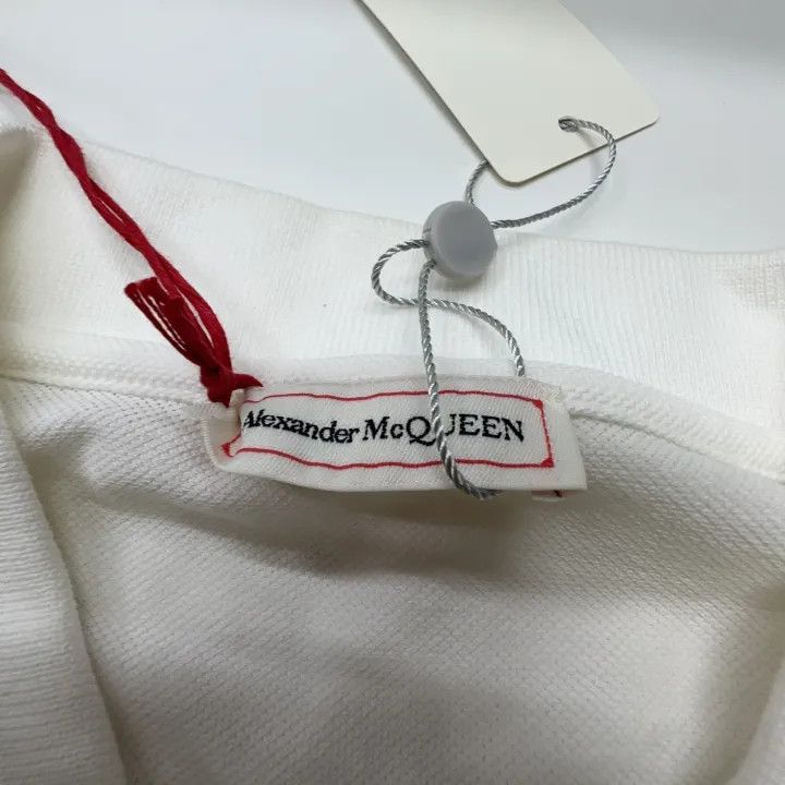 Alexander McQueen Alexander McQueen FW21 Letter Print Short Sleeve Polo 0079 Size US XS / EU 42 / 0 - 3 Thumbnail
