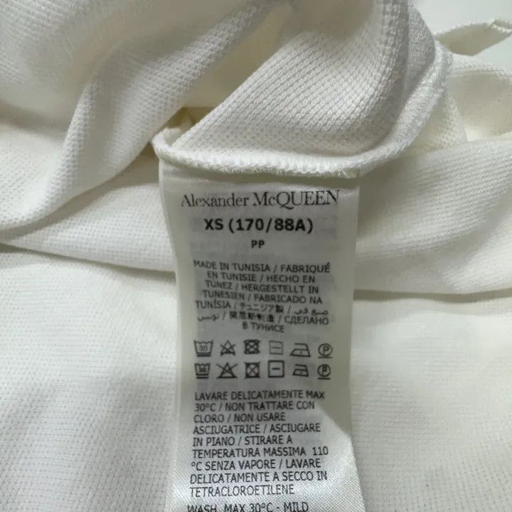 Alexander McQueen Alexander McQueen FW21 Letter Print Short Sleeve Polo 0079 Size US XS / EU 42 / 0 - 5 Thumbnail