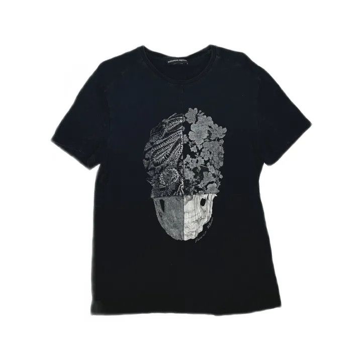 Alexander McQueen Alexander McQueen Black Skull Graphic T-Shirt 0079 Size US M / EU 48-50 / 2 - 2 Thumbnail