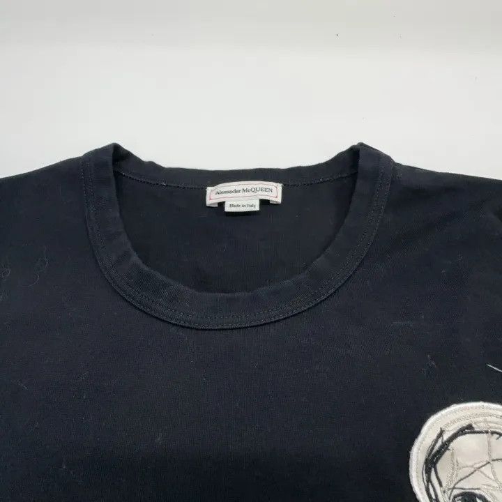 Alexander McQueen Alexander McQueen Skull Print Crew Neck T-Shirt 0079 Size US M / EU 48-50 / 2 - 8 Thumbnail