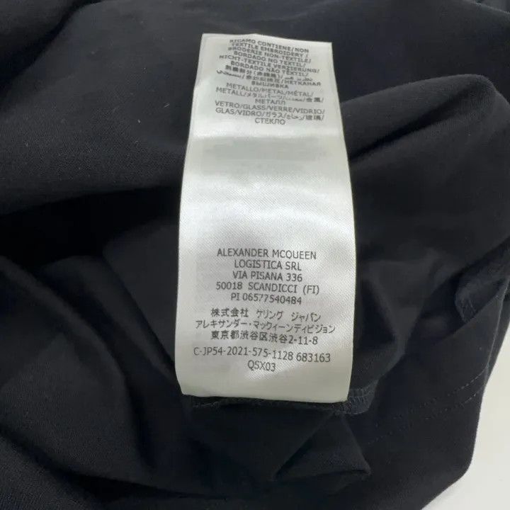 Alexander McQueen Alexander McQueen Black Skull Short Sleeve T-Shirt 0079 Size US S / EU 44-46 / 1 - 14 Thumbnail