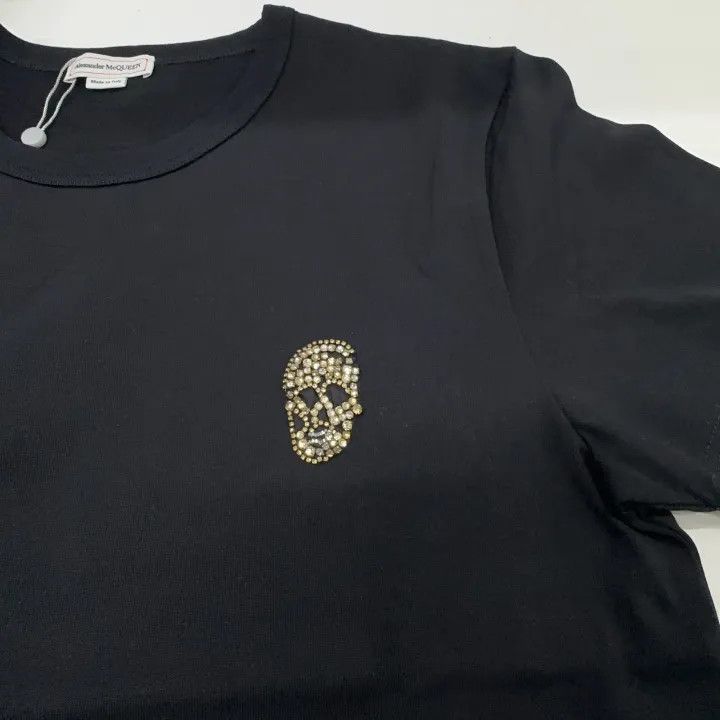 Alexander McQueen Alexander McQueen Black Skull Short Sleeve T-Shirt 0079 Size US S / EU 44-46 / 1 - 15 Thumbnail