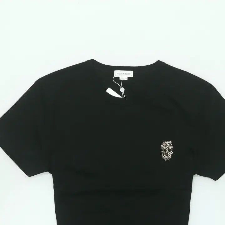 Alexander McQueen Alexander McQueen Black Skull Short Sleeve T-Shirt 0079 Size US S / EU 44-46 / 1 - 3 Thumbnail