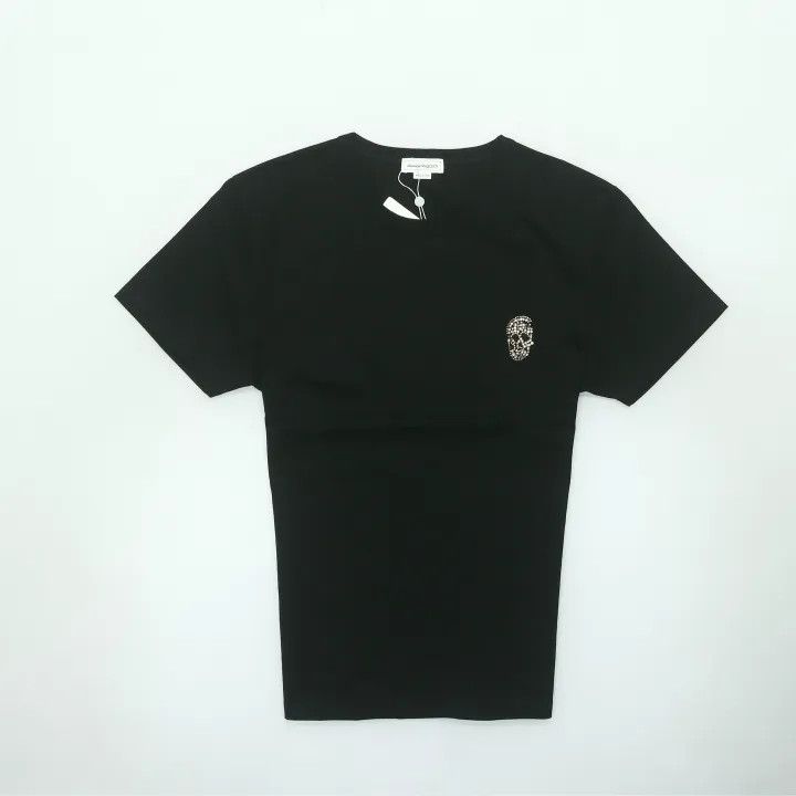 Alexander McQueen Alexander McQueen Black Skull Short Sleeve T-Shirt 0079 Size US S / EU 44-46 / 1 - 2 Thumbnail