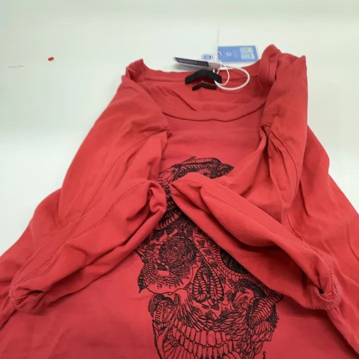 Alexander McQueen Alexander McQueen Skull Print Cotton T-Shirt 0079 Size US XL / EU 56 / 4 - 9 Thumbnail