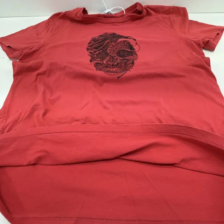 Alexander McQueen Alexander McQueen Skull Print Cotton T-Shirt 0079 Size US XL / EU 56 / 4 - 8 Thumbnail